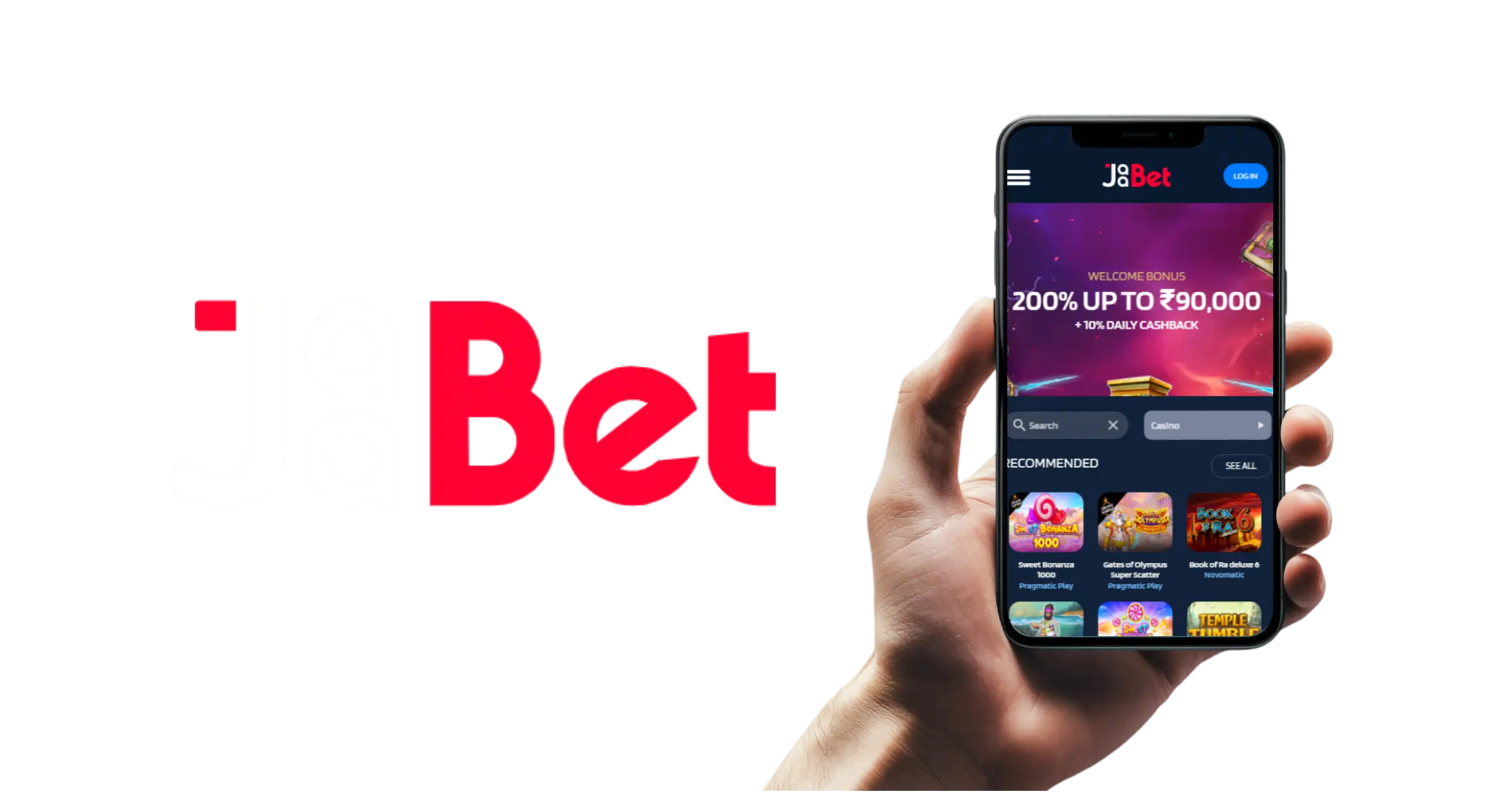JaaBet Casino App-schermafbeelding